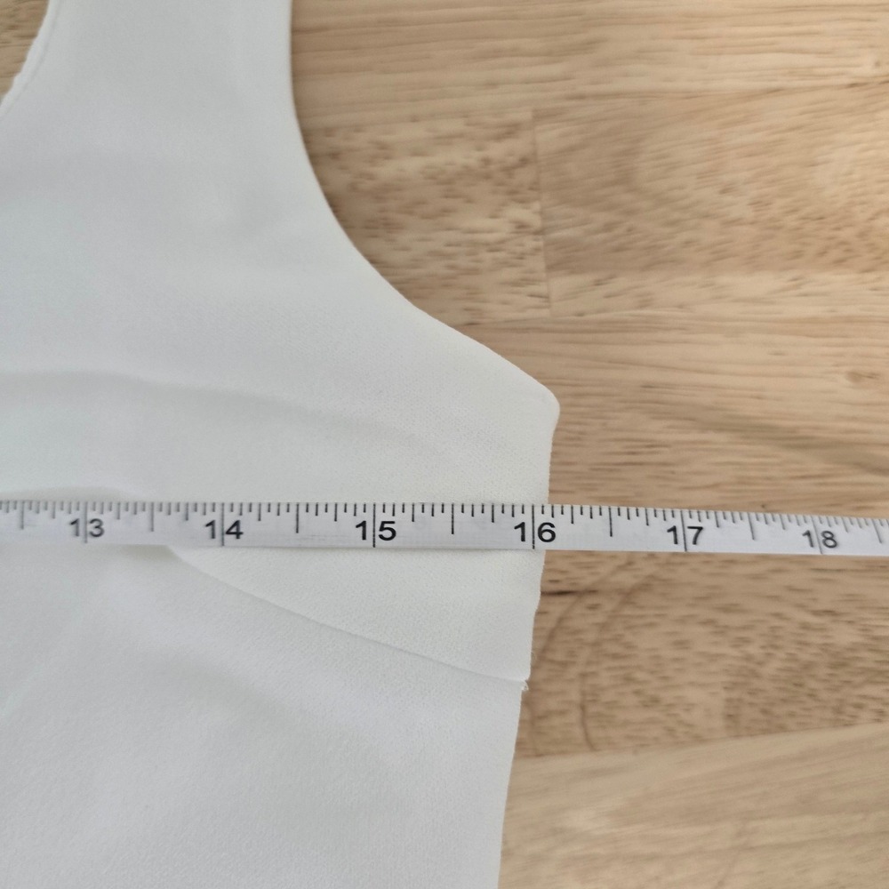 NWT Lulus White Square Neck Bow Back Mermaid Maxi Dress Bridal Gown Size Large - Picture 5 of 9